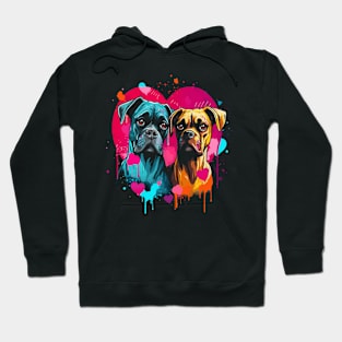 Boxer Couple Valentine Hoodie